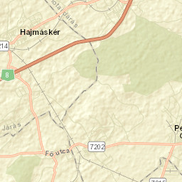 Hajmáskér Street Map