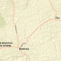 Berhida Street Map