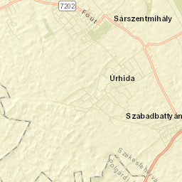 Szabadbattyán Street Map