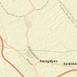 Seregélyes Street Map