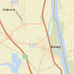 Adony Street Map