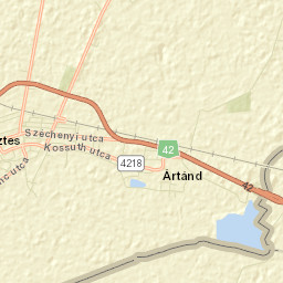 Biharkeresztes Street Map