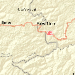 Comuna Şinteu Street Map