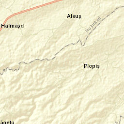 Comuna Halmăşd Street Map