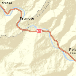 Comuna Fărcaşa Street Map