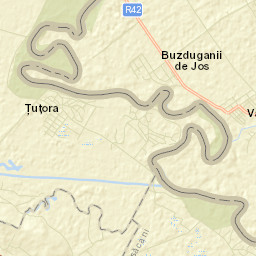 Comuna Ţuţora Street Map