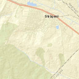 Strășeni Street Map