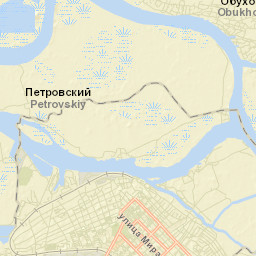Azov Street Map