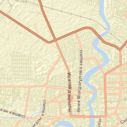 Atyrau Street Map