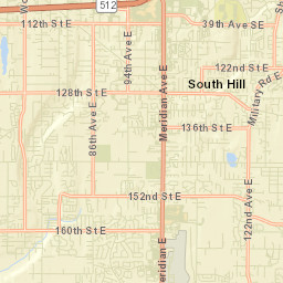 South Hill Street Map
