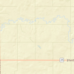 Oliver County Street Map