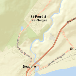 Beaupré Street Map
