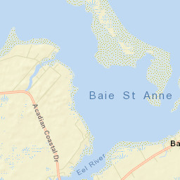 Baie Ste. Anne Street Map