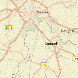 Saint-Hilaire-de-Clisson Street Map