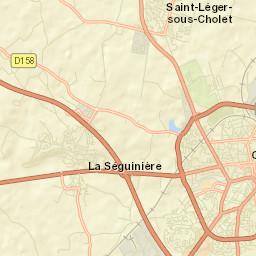 Saint-Léger-sous-Cholet Street Map