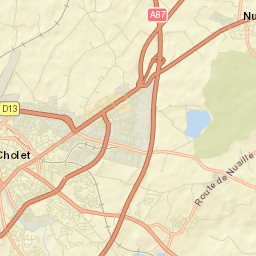Nuaillé Street Map