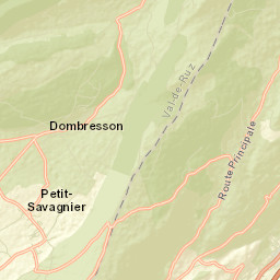 Dombresson Street Map