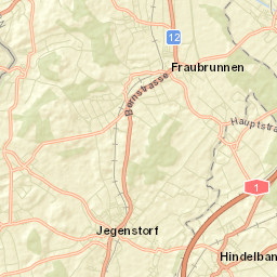 Jegenstorf Street Map