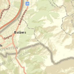 Balzers Street Map