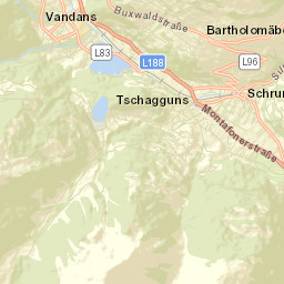 Schruns Street Map