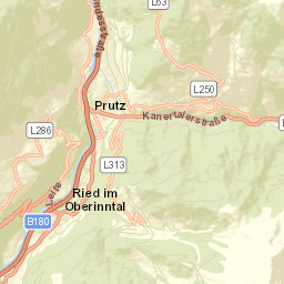 Prutz Street Map