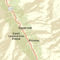 Politischer Bezirk Imst Street Map