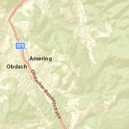 Obdach Street Map
