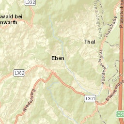 Thal Street Map