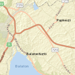 Balatonalmádi Járás Street Map