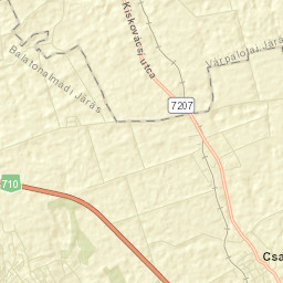 Balatonkenese Street Map