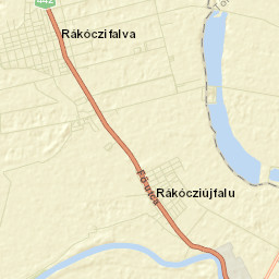 Rákóczifalva Street Map