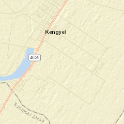 Kengyel Street Map