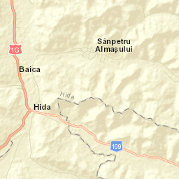 Comuna Hida Street Map