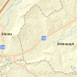 Comuna Budacu de Jos Street Map