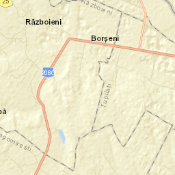 Războienii de Jos Street Map