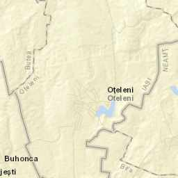 Oţeleni Street Map