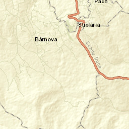 Bârnova Street Map