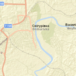 Snihurivka Street Map