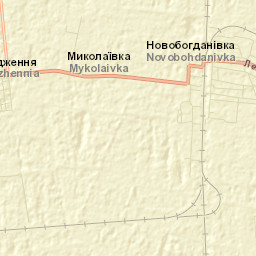 Novobohdanivka Street Map