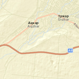 Urzhar Street Map
