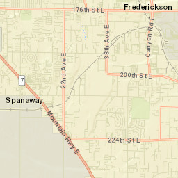Elk Plain Street Map