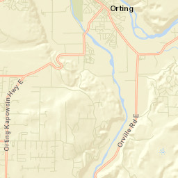 Orting Street Map