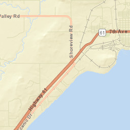 Two Harbors Street Map