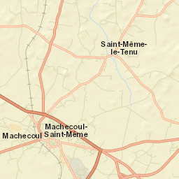 Saint-Même-le-Tenu Street Map