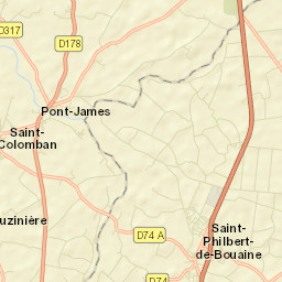 Saint-Philbert-de-Bouaine Street Map