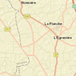 La Planche Street Map