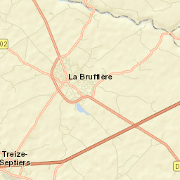 Treize-Septiers Street Map