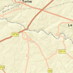 Tiffauges Street Map