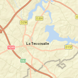 La Tessoualle Street Map
