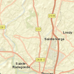 Sainte-Verge Street Map